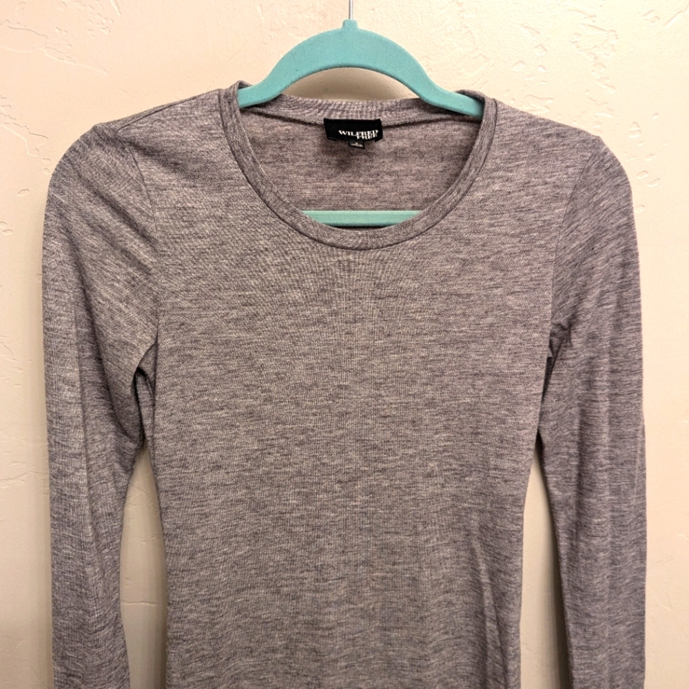 Wilfred Free - Long Grey T-Shirt Dress